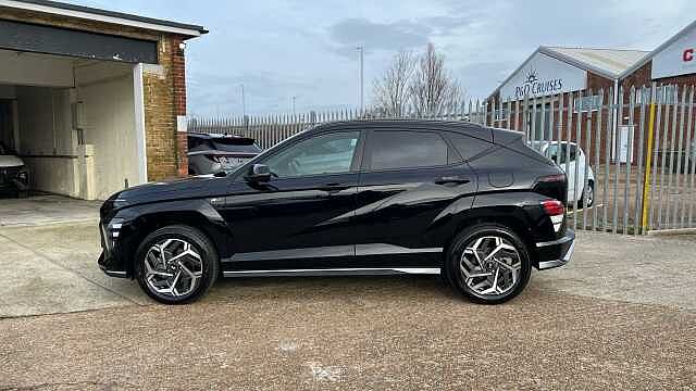 Hyundai KONA 1.6 h-GDi N Line SUV 5dr Petrol Hybrid DCT Euro 6 (s/s) (141 ps) Black