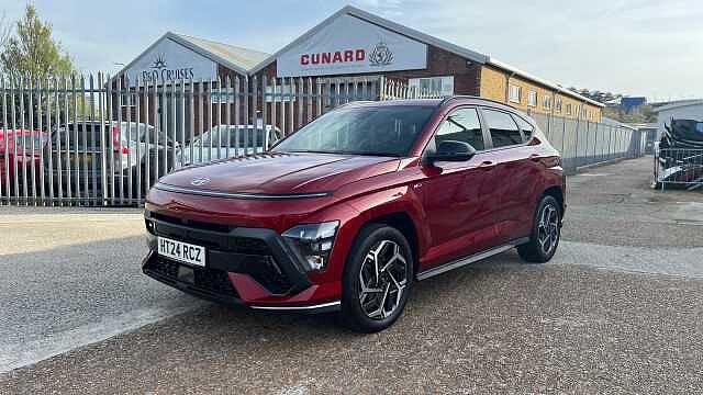 Hyundai KONA 1.0 T-GDi N Line SUV 5dr Petrol DCT Euro 6 (s/s) (120 ps) Ultimate Red