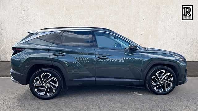 Hyundai TUCSON 1.6 T-GDi Ultimate SUV 5dr Petrol Hybrid Auto 4WD Euro 6 (s/s) (215 ps) Green