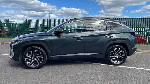 Hyundai TUCSON 1.6 T-GDi Ultimate SUV 5dr Petrol Hybrid Auto 4WD Euro 6 (s/s) (215 ps) Green