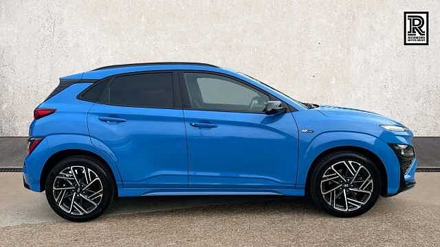 Hyundai KONA 1.0 T-GDi MHEV N Line SUV 5dr Petrol Hybrid Manual Euro 6 (s/s) (120 ps) Surfy Blue