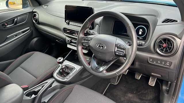 Hyundai KONA 1.0 T-GDi MHEV N Line SUV 5dr Petrol Hybrid Manual Euro 6 (s/s) (120 ps) Surfy Blue