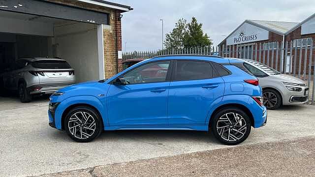 Hyundai KONA 1.0 T-GDi MHEV N Line SUV 5dr Petrol Hybrid Manual Euro 6 (s/s) (120 ps) Surfy Blue