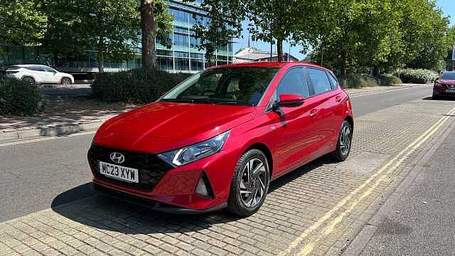 Hyundai I20 1.0 T-GDi MHEV SE Connect Hatchback 5dr Petrol Hybrid DCT Euro 6 (s/s) (100 ps) Red