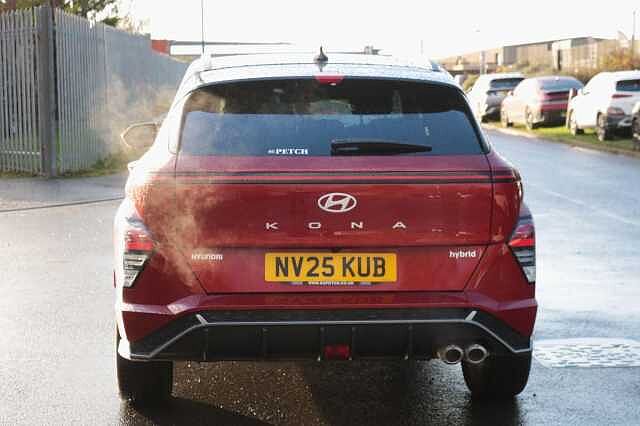 Hyundai KONA 1.6 h-GDi N Line S DCT Euro 6 (s/s) 5dr Red