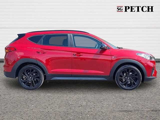 Hyundai TUCSON 1.6 TGDi 177 N Line 5dr 2WD DCT Red
