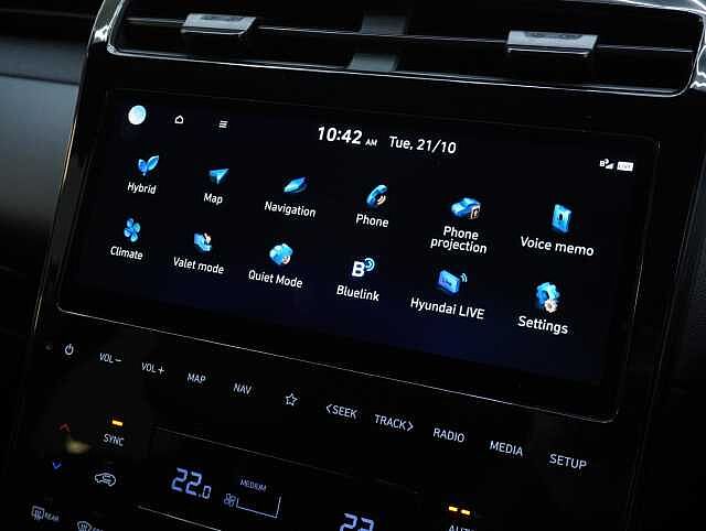 Hyundai TUCSON 1.6 h T-GDi N Line SUV 5dr Petrol Hybrid Auto Euro 6 (s/s) (230 ps) Atlas White