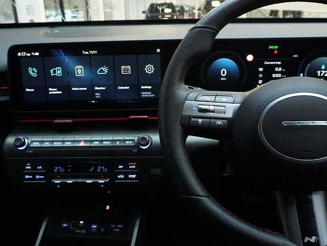 Hyundai KONA 65.4kWh N Line SUV 5dr Electric Auto (218 ps) Abyss Black