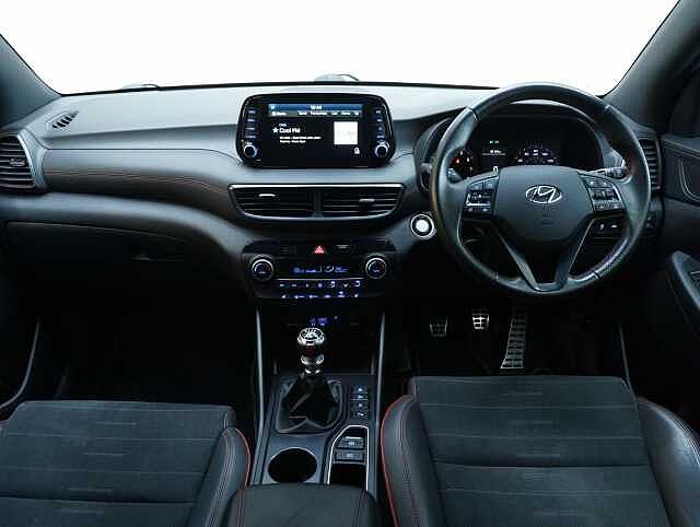 Hyundai TUCSON 1.6 T-GDi N Line SUV 5dr Petrol Manual Euro 6 (s/s) (177 ps) Phantom Black