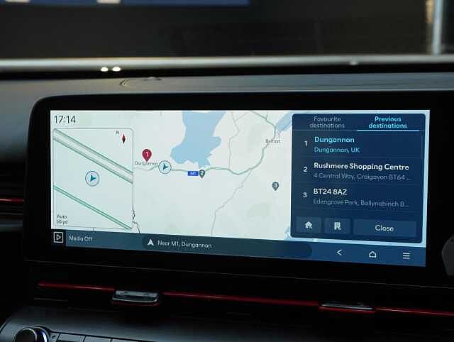 Hyundai KONA 1.6 h-GDi N Line SUV 5dr Petrol Hybrid DCT Euro 6 (s/s) (138 ps) Atlas White