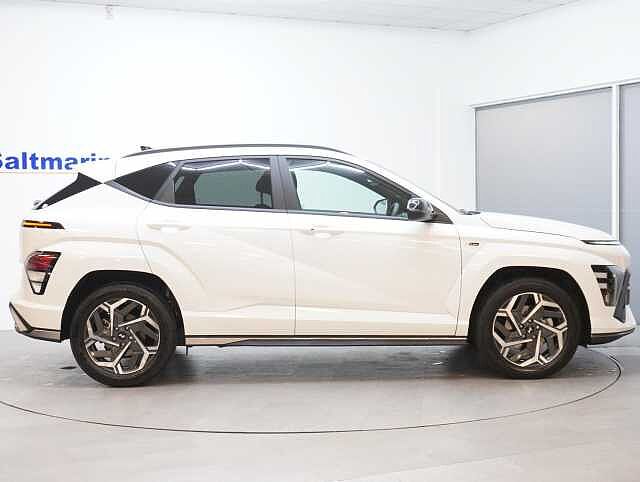 Hyundai KONA 1.6 h-GDi N Line SUV 5dr Petrol Hybrid DCT Euro 6 (s/s) (138 ps) Atlas White