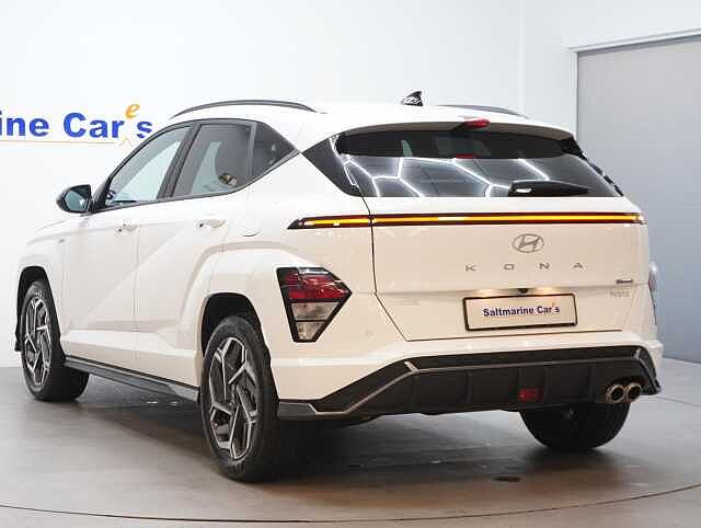 Hyundai KONA 1.6 h-GDi N Line SUV 5dr Petrol Hybrid DCT Euro 6 (s/s) (138 ps) Atlas White