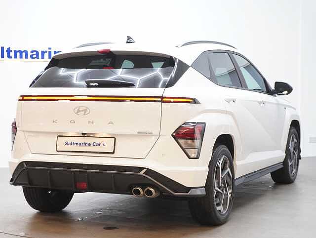 Hyundai KONA 1.6 h-GDi N Line SUV 5dr Petrol Hybrid DCT Euro 6 (s/s) (138 ps) Atlas White