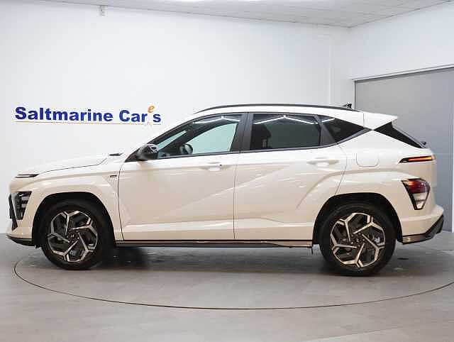 Hyundai KONA 1.6 h-GDi N Line SUV 5dr Petrol Hybrid DCT Euro 6 (s/s) (138 ps) Atlas White