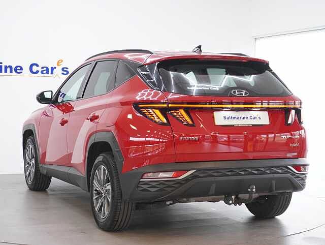 Hyundai TUCSON 1.6 h T-GDi SE Connect SUV 5dr Petrol Hybrid Auto Euro 6 (s/s) (230 ps) Red