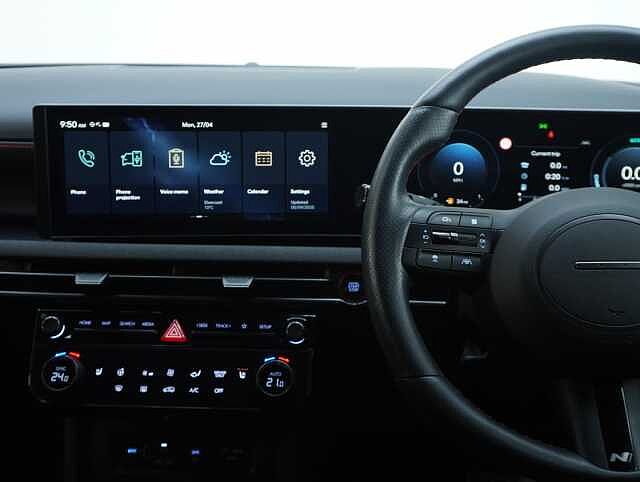 Hyundai TUCSON 1.6 T-GDi N Line SUV 5dr Petrol Hybrid Auto Euro 6 (s/s) (215 ps) Grey