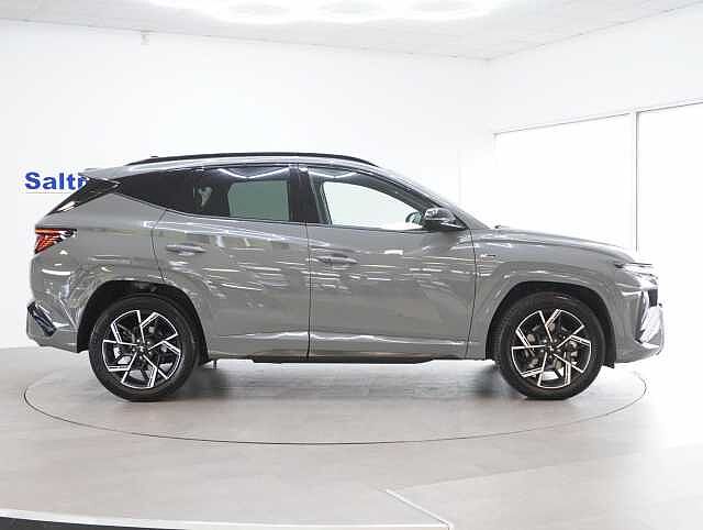 Hyundai TUCSON 1.6 T-GDi N Line SUV 5dr Petrol Hybrid Auto Euro 6 (s/s) (215 ps) Grey