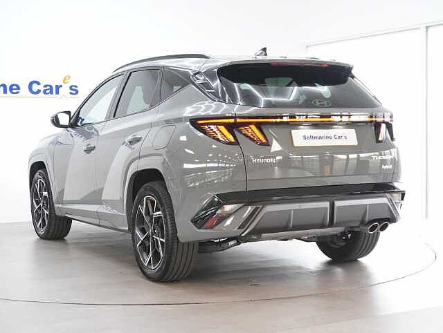 Hyundai TUCSON 1.6 T-GDi N Line SUV 5dr Petrol Hybrid Auto Euro 6 (s/s) (215 ps) Grey