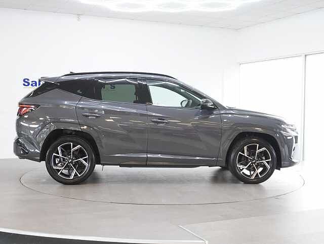 Hyundai TUCSON 1.6 T-GDi N Line SUV 5dr Petrol Hybrid Auto Euro 6 (s/s) (215 ps) Ecotronic Grey