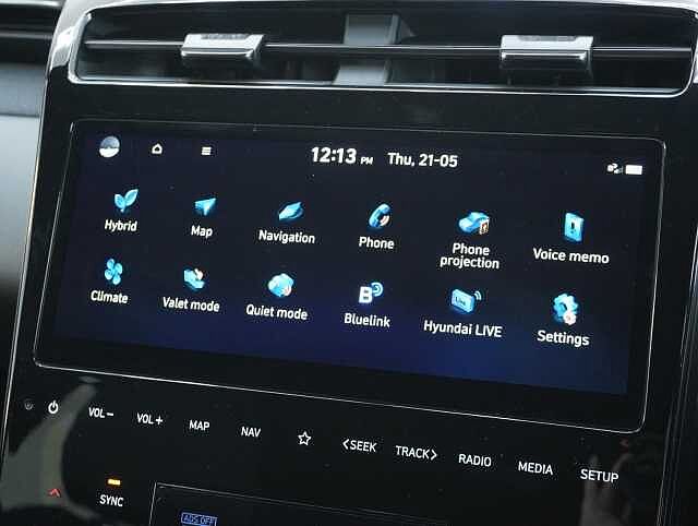 Hyundai TUCSON 1.6 h T-GDi N Line SUV 5dr Petrol Hybrid Auto Euro 6 (s/s) (230 ps) Engine Red