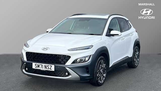 Hyundai KONA KONA 1.6 GDi Hybrid Ultimate 5dr DCT WHITE