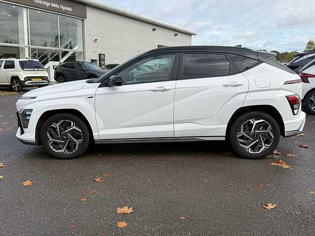 Hyundai KONA 1.6T 138 N Line S 5dr DCT White