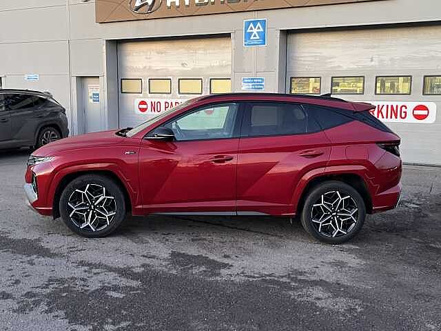 Hyundai TUCSON 1.6 TGDi Hybrid 230 N Line 5dr 2WD Auto Red