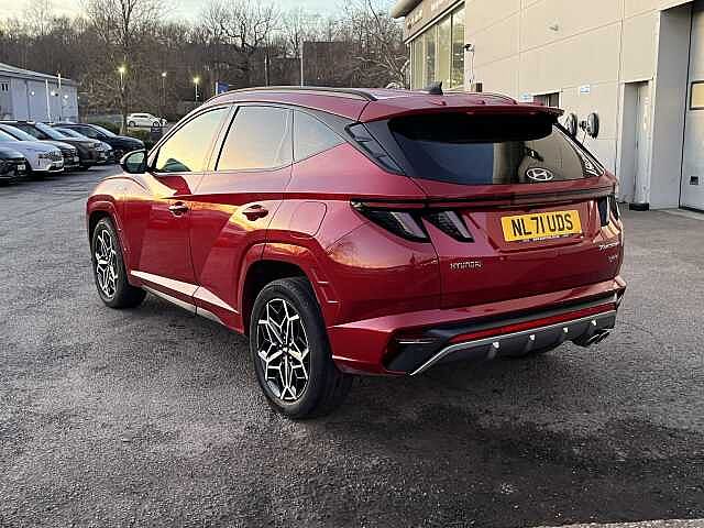 Hyundai TUCSON 1.6 TGDi Hybrid 230 N Line 5dr 2WD Auto Red