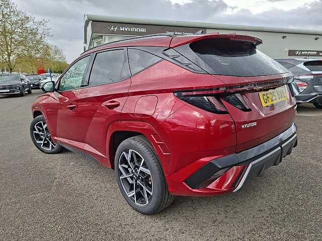 Hyundai TUCSON 1.6T Hybrid N Line 5dr Auto Red