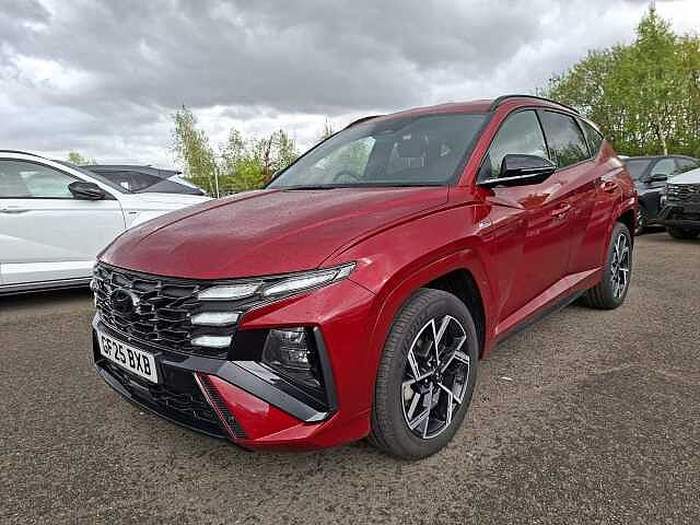 Hyundai TUCSON 1.6T Hybrid N Line 5dr Auto Red