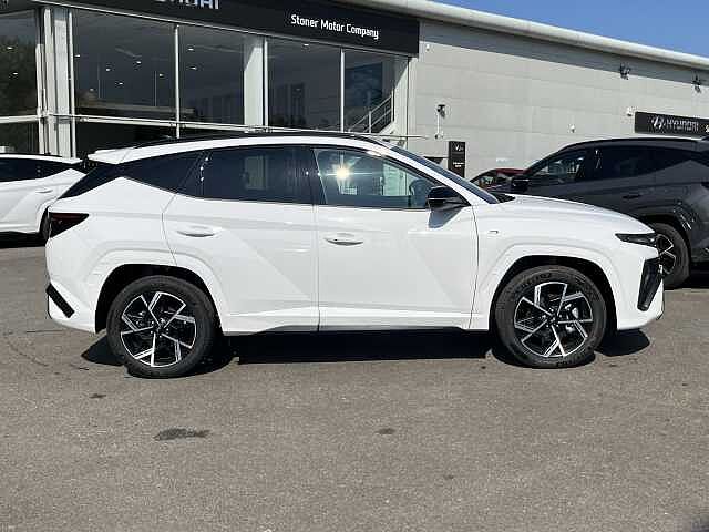 Hyundai TUCSON 1.6T 239 Hybrid N Line 5dr Auto White