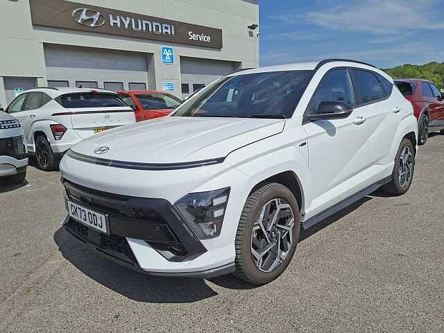 Hyundai KONA 1.6 GDi Hybrid N Line 5dr DCT White