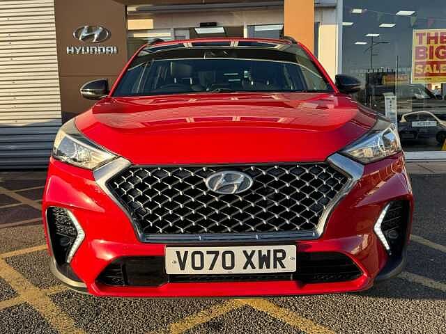 Hyundai TUCSON 1.6 CRDi MHEV N Line DCT Euro 6 (s/s) 5dr Red