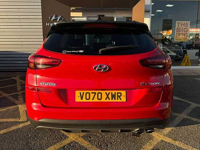 Hyundai TUCSON 1.6 CRDi MHEV N Line DCT Euro 6 (s/s) 5dr Red
