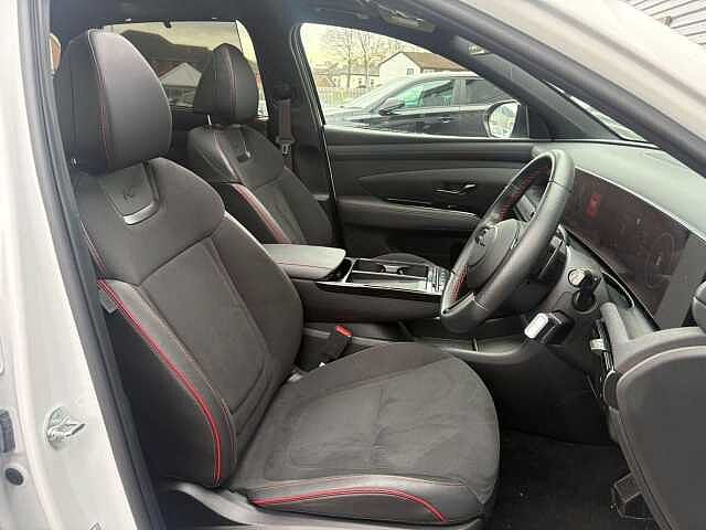 Hyundai TUCSON 1.6 T-GDi 13.8kWh N Line S Auto Euro 6 (s/s) 5dr White