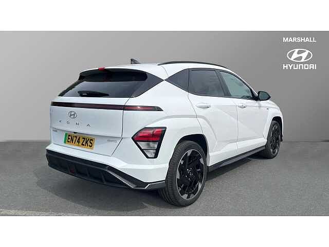 Hyundai KONA KONA 160kW N Line 65kWh 5dr Auto Serenity White