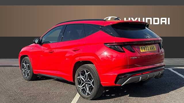 Hyundai TUCSON 1.6 TGDi Hybrid 230 N Line S 5dr 2WD Auto Hybrid Estate Red