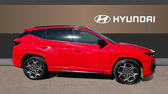 Hyundai TUCSON 1.6 TGDi Hybrid 230 N Line S 5dr 2WD Auto Hybrid Estate Red