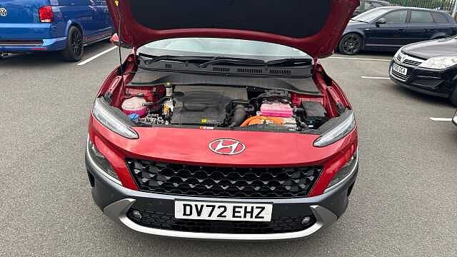 Hyundai KONA 1.6 GDi Hybrid Premium 5dr DCT Hybrid Hatchback Red