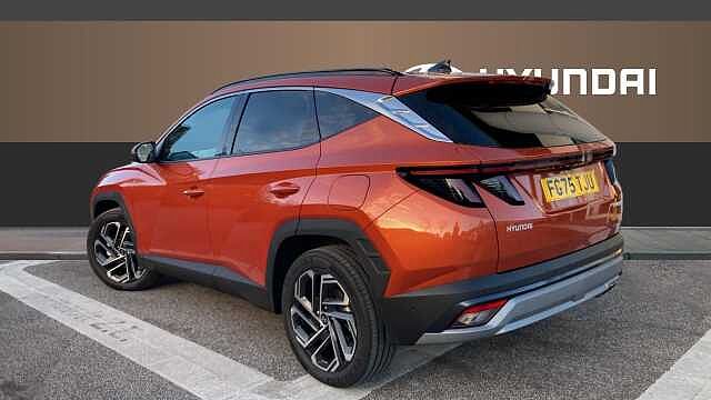 Hyundai TUCSON 1.6T 48V MHD Ultimate 5dr 4WD DCT Petrol Estate Jupiter Orange - Metallic