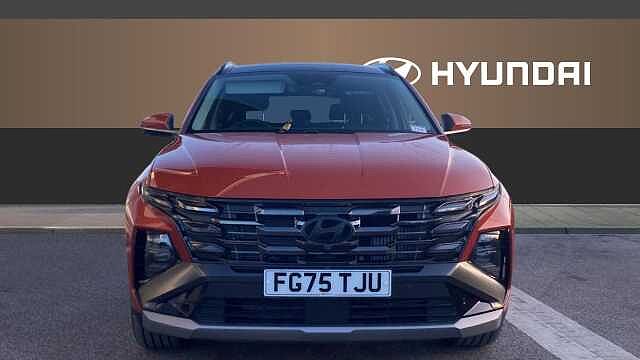Hyundai TUCSON 1.6T 48V MHD Ultimate 5dr 4WD DCT Petrol Estate Jupiter Orange - Metallic