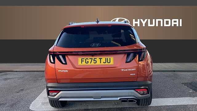 Hyundai TUCSON 1.6T 48V MHD Ultimate 5dr 4WD DCT Petrol Estate Jupiter Orange - Metallic