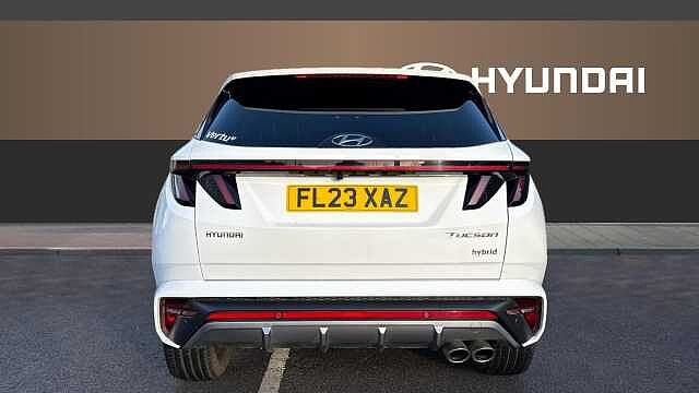 Hyundai TUCSON 1.6 TGDi Hybrid 230 N Line 5dr 2WD Auto Hybrid Estate White