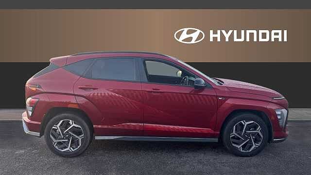 Hyundai KONA 1.6T 138 N Line S 5dr DCT Petrol Hatchback Metallic - Ultimate Red