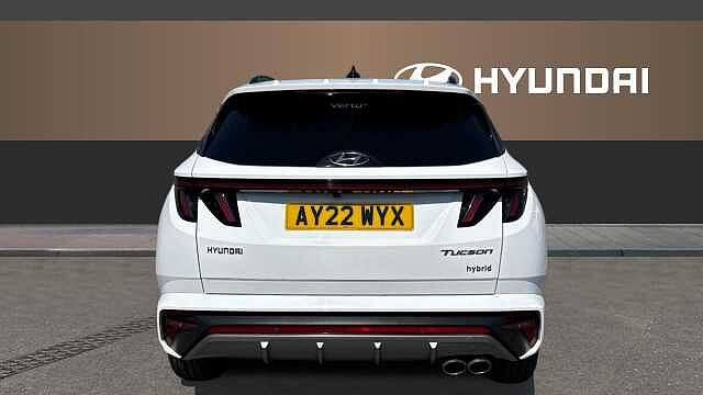 Hyundai TUCSON 1.6 TGDi Hybrid 230 N Line S 5dr 2WD Auto Hybrid Estate White