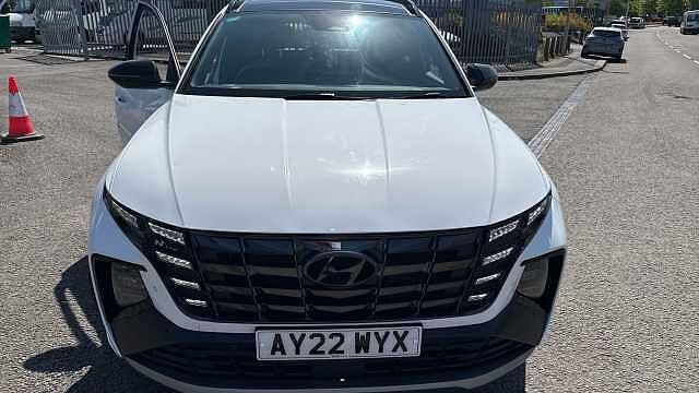 Hyundai TUCSON 1.6 TGDi Hybrid 230 N Line S 5dr 2WD Auto Hybrid Estate White