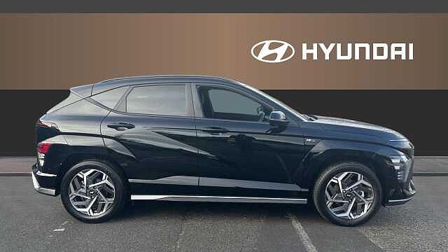 Hyundai KONA 1.6 Hybrid 129 N Line S 5dr DCT Hybrid Hatchback Black