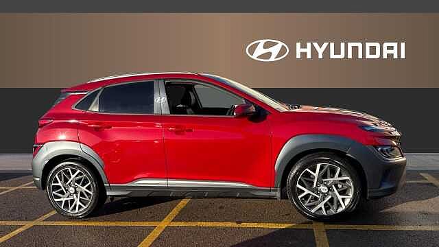 Hyundai KONA 1.6 GDi Hybrid Ultimate 5dr DCT Hybrid Hatchback Red