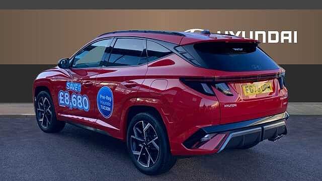 Hyundai TUCSON 1.6T Plug-in Hybrid N Line 5dr Auto Estate Engine Red - Solid