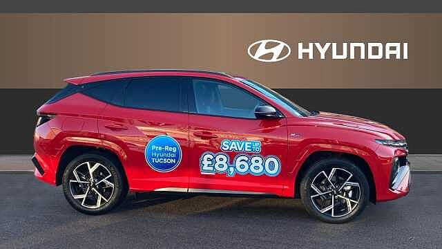 Hyundai TUCSON 1.6T Plug-in Hybrid N Line 5dr Auto Estate Engine Red - Solid